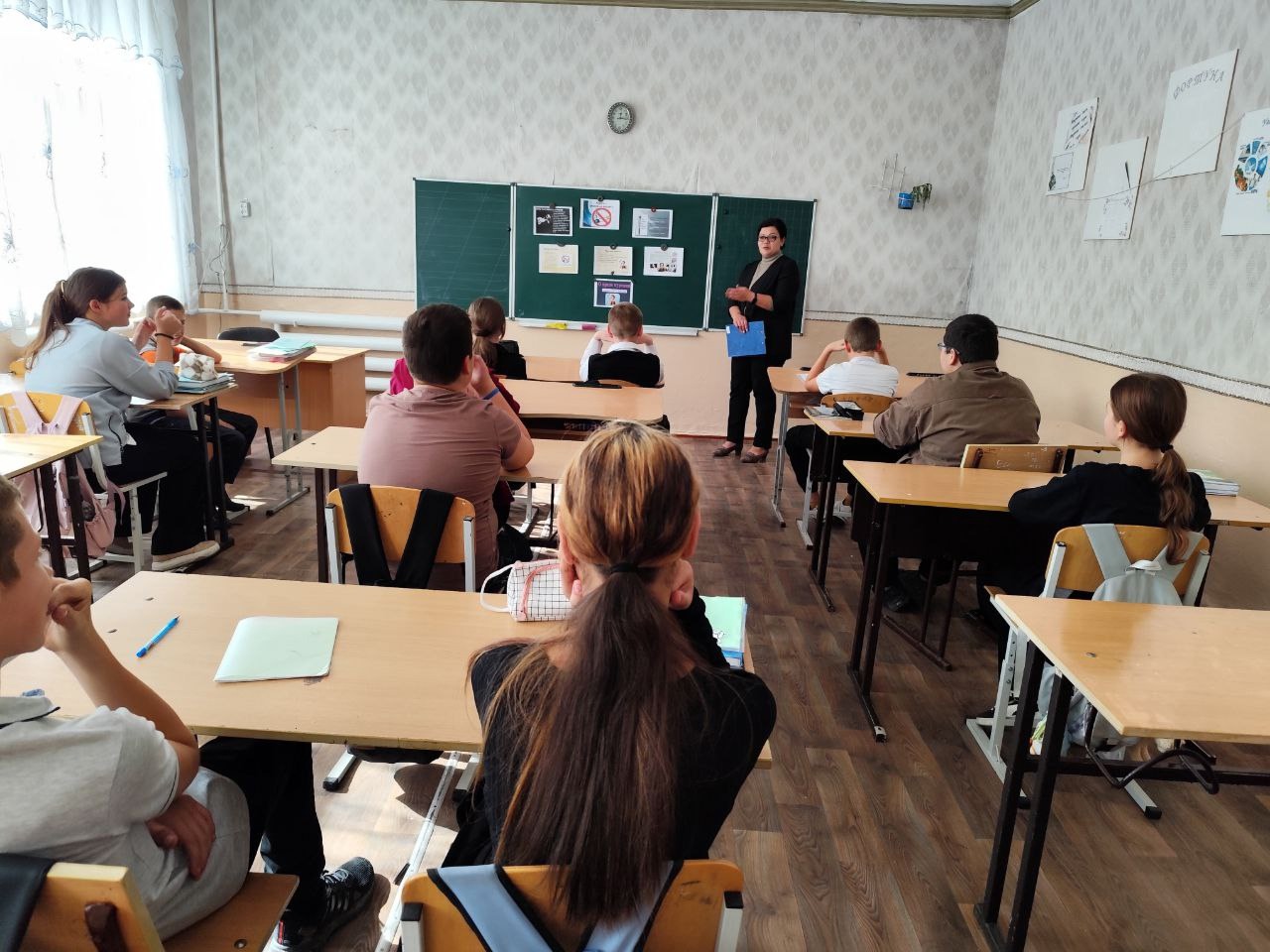 В 7 классе состоялась беседа «Курить - здоровью вредить!».