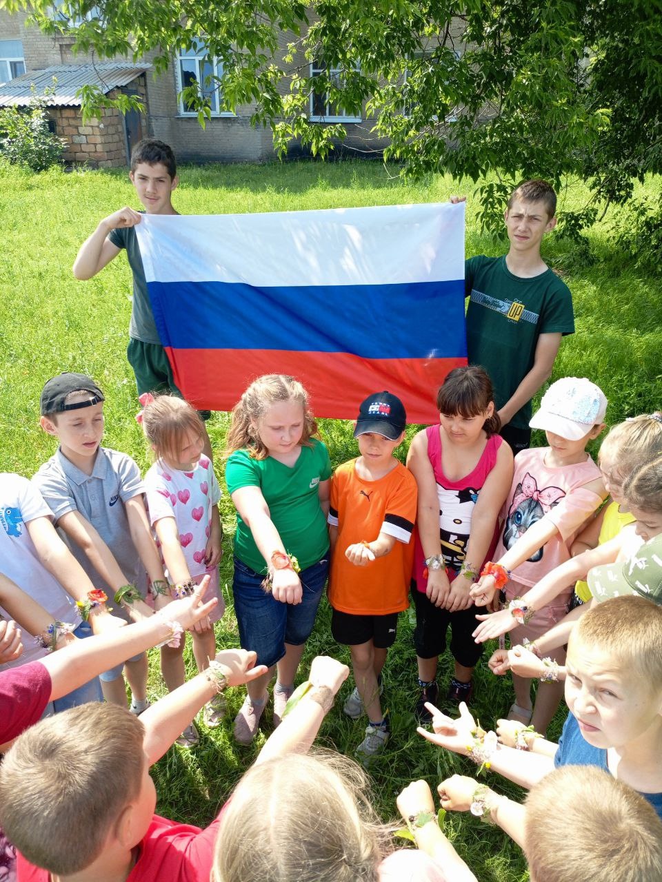 В лагере &amp;quot;Солнышко &amp;quot; состоялось празднование Дня России!.